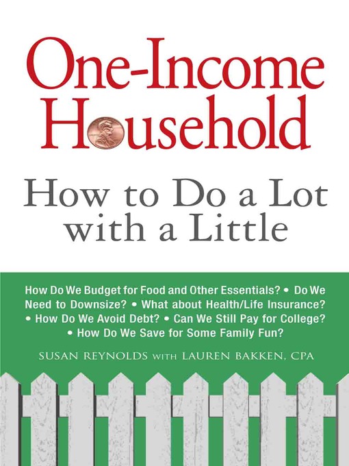 Title details for One-Income Household by Susan Reynolds - Available